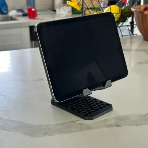 Petek Desenli Telefon Standı